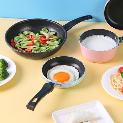 Сковорода с антипригарным покрытием, молочник, бытовая кухонная кастрюля, многофункциональная сковорода для жарки, кастрюля для тушения, дополнительная сковорода для жарки яиц, сковорода для жарки с разбрызгиванием масла