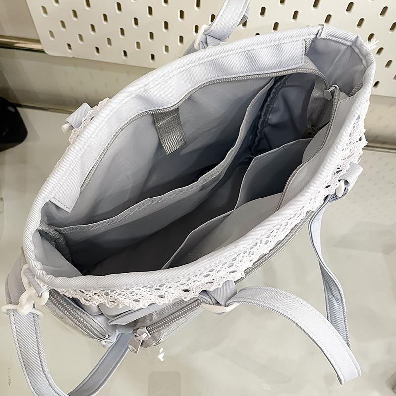 Милая японская сумка ита в стиле Y2K, прозрачная сумка-тоут через плечо, большая вместимость, повседневная сумка кроссбоди, сумки для DIY-дисплея