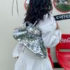 Niche Korean Version Bag Women 2025 New Shoulder Messenger Bag Commuter Shiny Metal Sequined Tote Bag Women