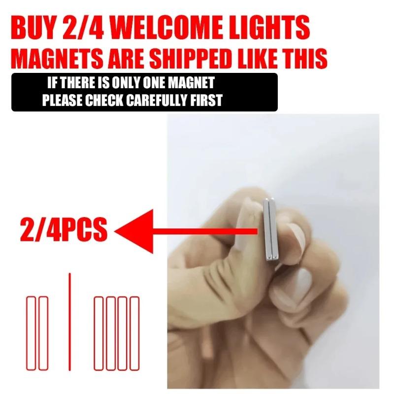 Hub Caps 1/2Pcs Car Courtesy Lamp Logo Car Door Projector Welcome Lights For Volkswagen VW GTI R Golf Polo Tiguan Passat Jetta BAL5
