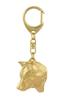 Shiba Inu, Japanese Small Size Dog – Gilded key ring with dog in gift box, handbag decoration | Art-Dog