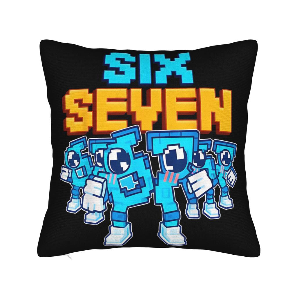 Trendy Home 67 Six Seven 6-7 Funny Meme Italian Brainrot Decoration Pillowcase Accessories Pillow Covers Zipper Multi Size