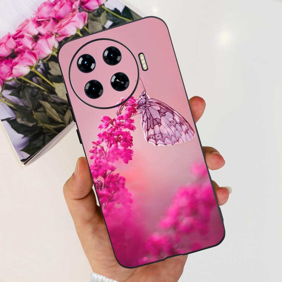 Для Tecno Spark 20 Pro+ KJ7 Чехол 2024 Милое Сердечко Мультяшный Динозавр Ударопрочный Мягкий Чехол Для Tecno Spark 20 Pro Plus Чехол Funda