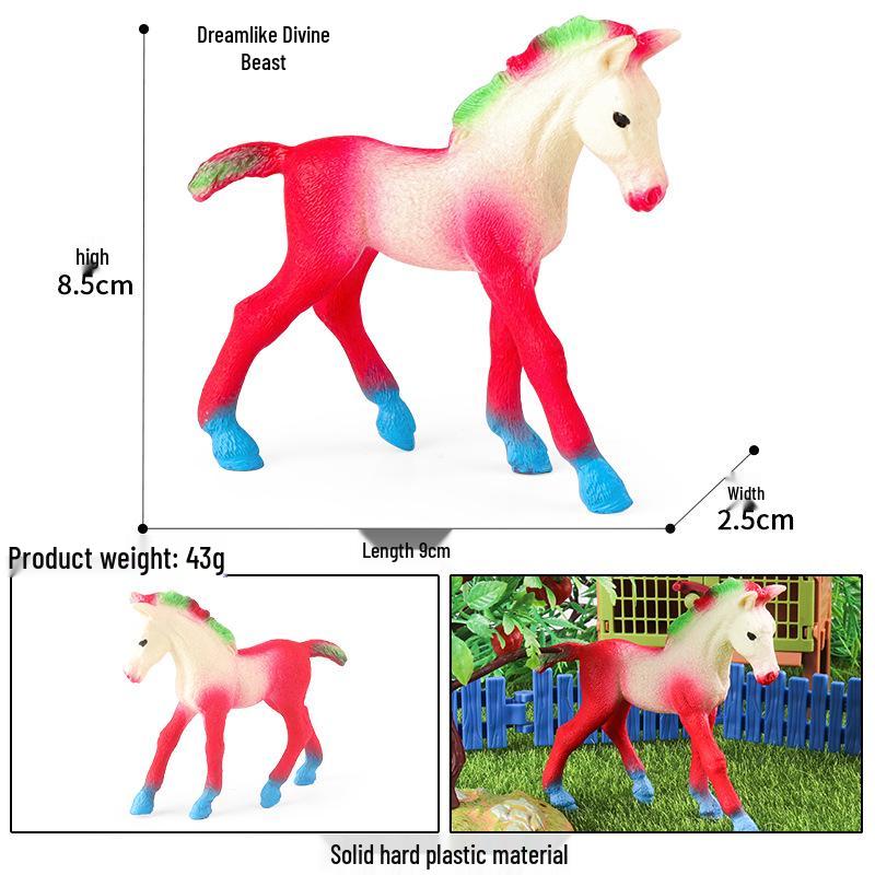 Cross-border Mythical Unicorn Pegasus Toy Model for Kids