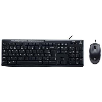Проводной комплект клавиатуры и мыши Logitech MK200
