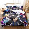 Black Summoner Bedding Set Single Twin Full Queen King Size Bed Set Adult Kid Bedroom Duvetcover Sets Anime Parure De Lit Bed
