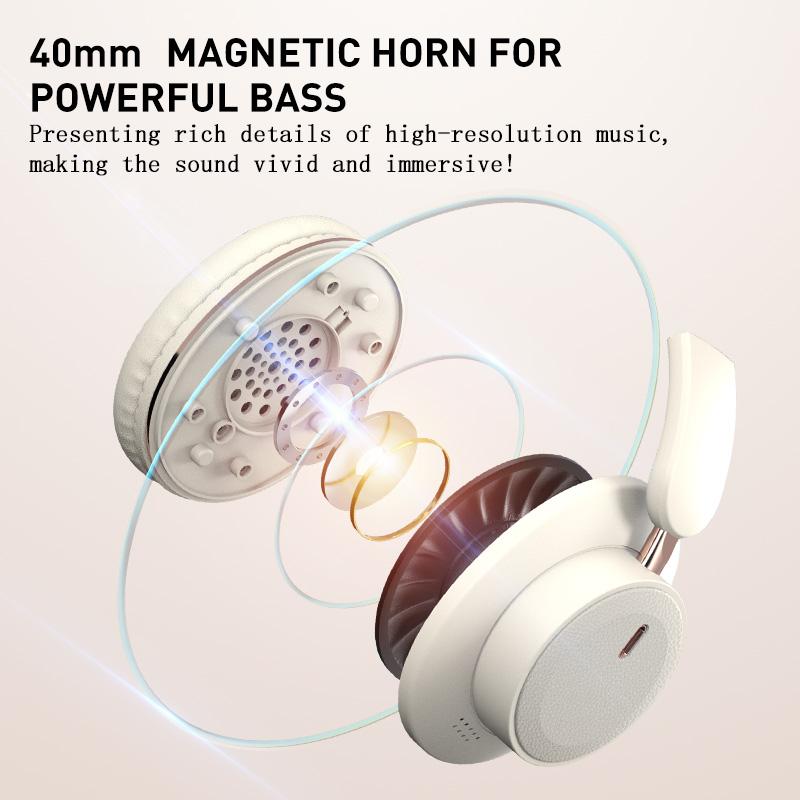 Беспроводные Bluetooth 5.3 Наушники H9 с HD-микрофоном, HIFI, Тяжелый Бас, Качество Звука, 3.5мм AUX Кабель, Для Телефона/ПК/Ноутбука