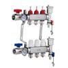 3-Branch Radiant Heat Manifold 1/2" PEX Tubing Floor Heating Manifold Set