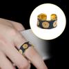 Раскрывающееся кольцо Регулируемое Цветок маргаритки Унисекс Подарок Возлюбленным Друзьям