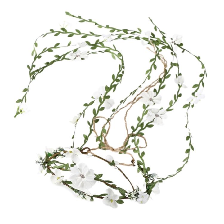 Стильный Цветочный Аксессуар для Волос Ручной Работы Ободок Винная Корона Ободок для Вечеринки