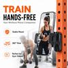 360° Adjustable Magnetic Gym Phone Holder Ultra Strong Suction Portable Magnet Phone Mount for Fitness Running