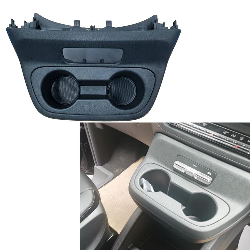 2024-2025 Car Central Console Instrument Drinks Cup Holder Panel Frame kit For Mercedes Benz Vito /V class