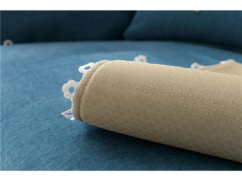 Four Seasons Universal Non-Slip Embroidered Flower Sofa Cushion