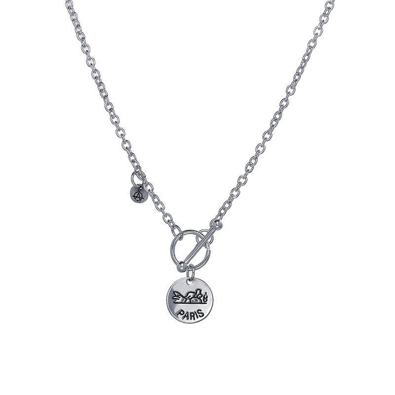 iF ME Модное многослойное круглое ожерелье с подвеской в ​​виде монеты с портретом для женщин, модное колье-чокер золотого, серебряного цвета, ювелирные изделия