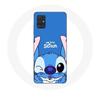 Case for Samsung Galaxy A51 5G Stitch Cute Blue Background