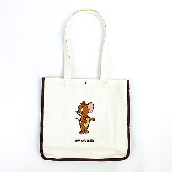 Tom and Jerry Tiny Club Tote Bag BR Brown Jerry Bag Outing