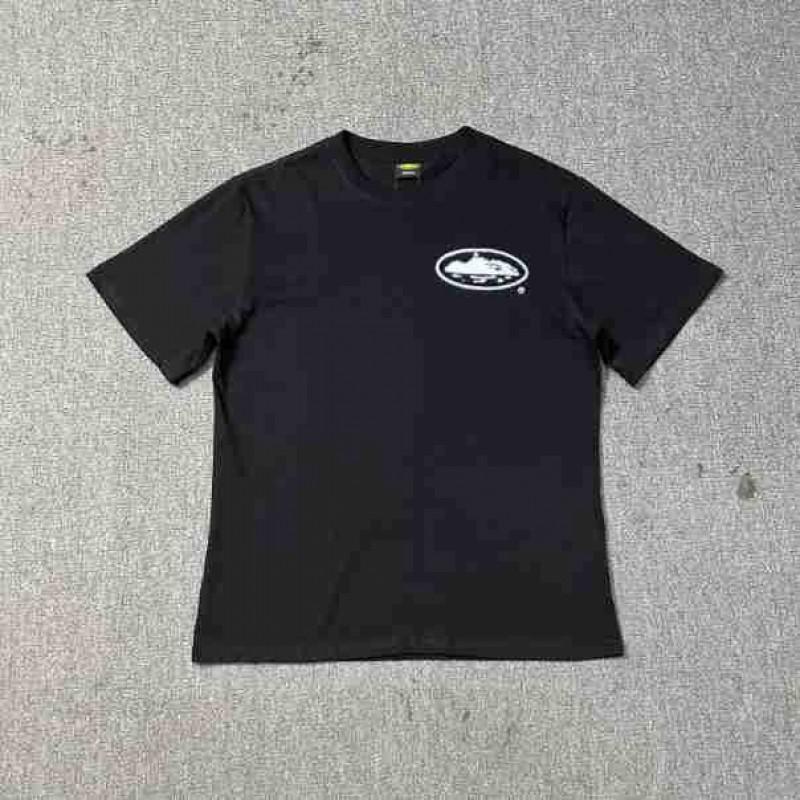 Cortiez American Style Graphic T-Shirt Young Men Loose Fit Crew Neck Short Sleeve