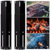 2 Pcs/Set Universal Burner Cover Adjustable Stainless Steel Heat Shield Flame Distributor Heat Tent Replacement Safety Design Burner Cover for