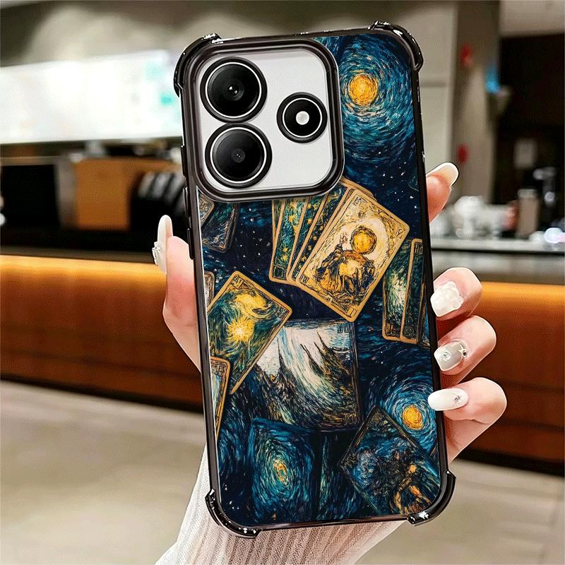 Мягкий чехол для телефона с картой Таро «Ведьма» для Xiaomi Redmi Note 14 15 Pro Plus 13 12 11S 11T 5G 10 9S 9 Покрытие Защита от падения Fundas
