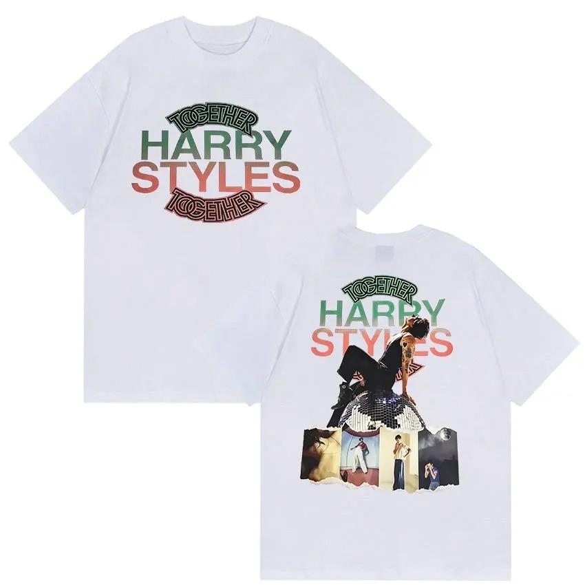 Hip-hop Loose Clothing Tees Harry Styles Together Album 2026 Graphic T Shirts Unisex Vintage Fashion Cotton Short Sleeve T-shirt