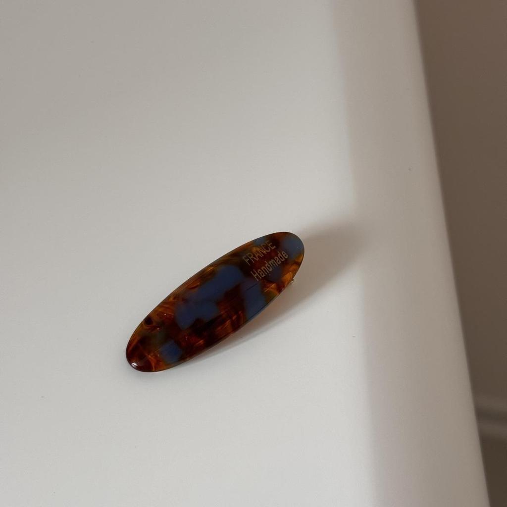 Ацетатная овальная заколка для волос Gold Label - Новый аксессуар для челки и боковых прядей