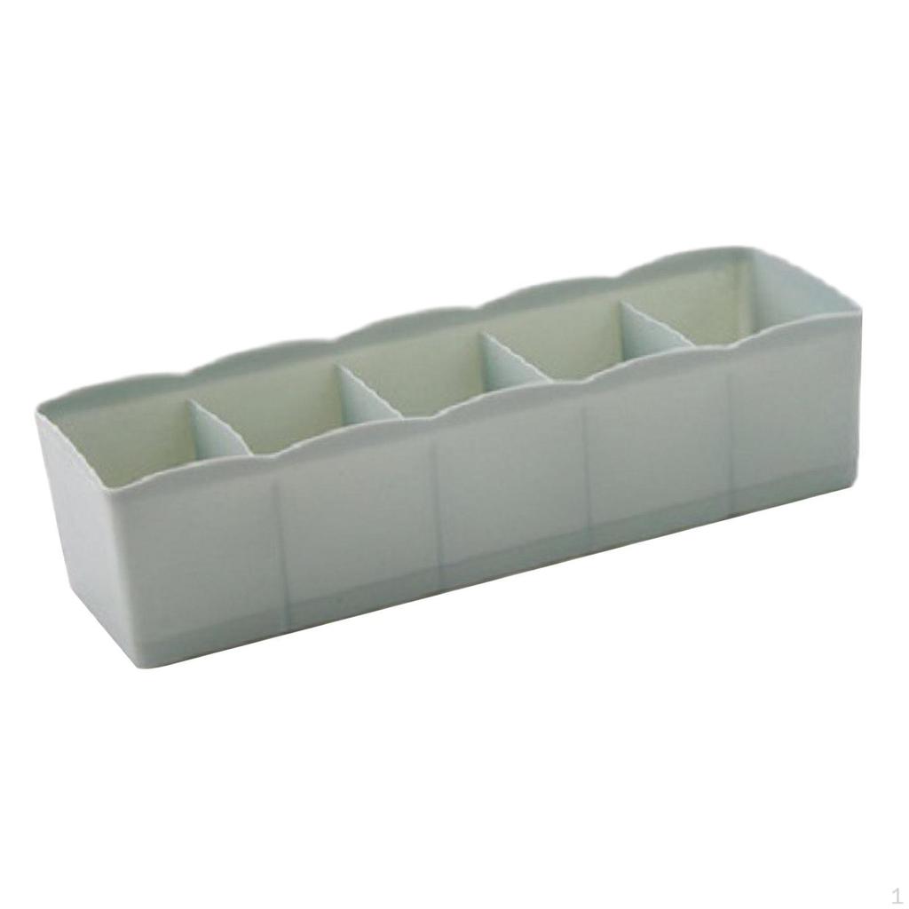 Органайзер для ящиков шкафа, коробки для бюстгальтеров, разделитель для косметики, хранение, 5 ячеек, порядок для носков