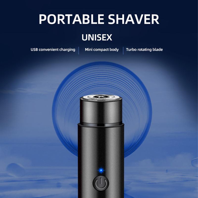 Mini Electric Shaver Portable Men's Shaver Electric Razor Beard USB Shaver Hair Removal