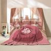Pokemon Jigglypuff Flannel Kids Blanket Cartoon Cute Plush for Home Bedroom Sofa Picnic Office Cover Soft Blankets Winter Gifts