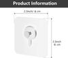 Strong Adhesive Seamless Sticky Wall Hook Nail Punch Mounting Rack Pendant Paste Screw Rod No Trace Wall Hook Nail20pcs