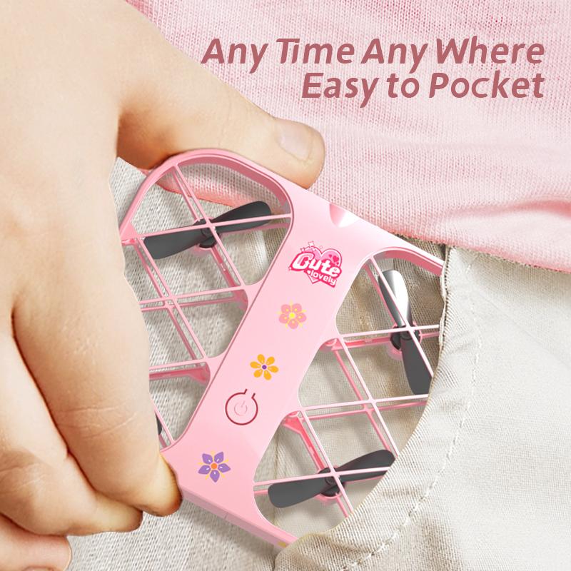 Mini Drone With 4k Professional Camera Air Hover 360° Roll Wide-Angle Camera Portable Long Life Remote Control Helicopter Toy