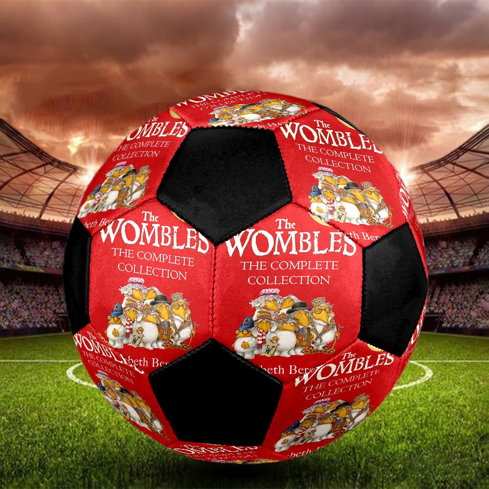 The Wombles Indoor Soccer Ball Colorful Machine Stitched PVC Size 5 Team Training Competition Ready Durable High-Bounce Cool Sports Gift