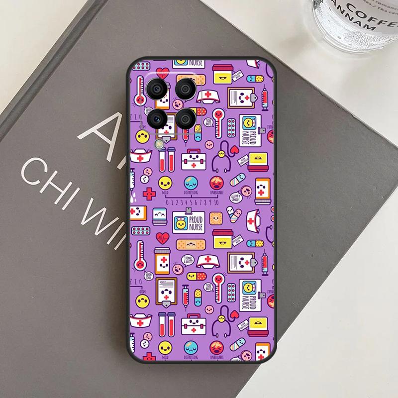 Medicine Doctor Nurse Case For Samsung Galaxy M31 M11 M34 M13 M53 M51 M14 M54 M12 M32 M52 M16 M36 M56 M15 M35 M55