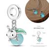 New Graffiti Butterfly Charm 925 Silver Glow Firefly Travel Love Heart Cat Clip Beads Fit Bracelet Necklace DIY Jewelry