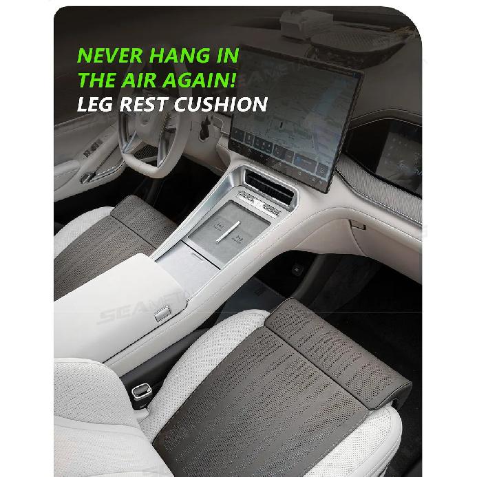 SEAMETAL Universal Car Seat Cushion Leg Extender Breathable Car Seat Leg Support Extension Pad Memory Foam for Car Accessories