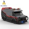 Buildmoc A-Team Movie Car Van Classic TV Technical Car MOC-20604 SWAT Team Truck Vehicle City Building Blocks Toys for Kids Gift