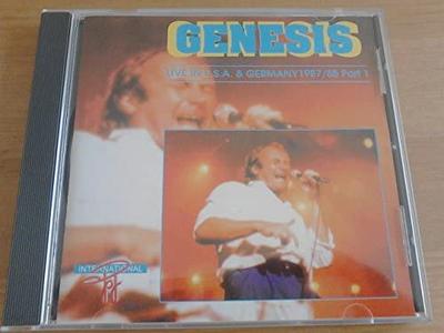 CD GENESIS - ЖИВОЙ В США. & ГЕРМАНИЯ 1987/88 Па INP004 Международный П 1994 США ObiRock Б/У