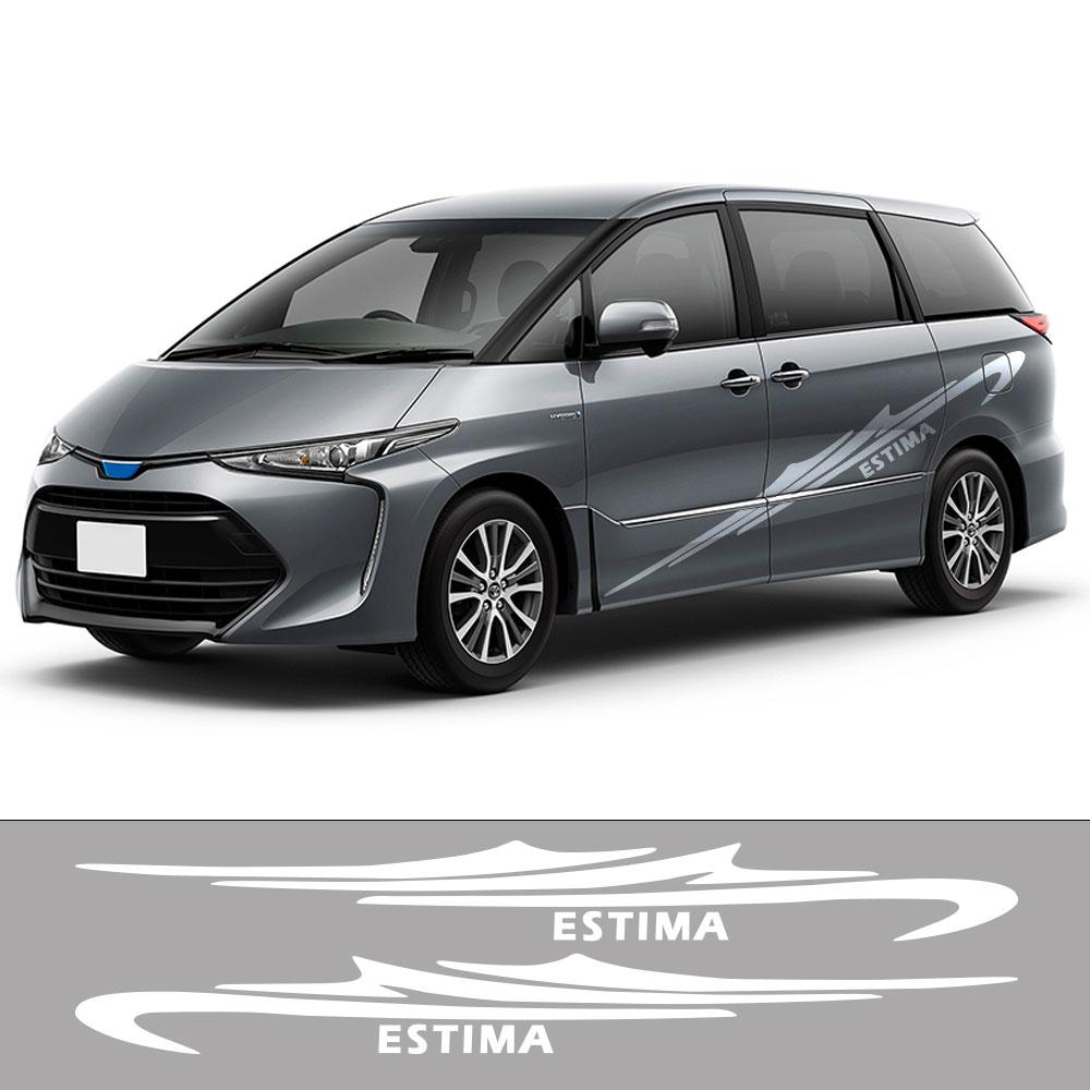 Боковые наклейки для автомобиля Toyota Estima Tarago XR30 XR40 XR50, тюнинг, автоаксессуары, спортивный стиль, виниловый декор для мотоцикла