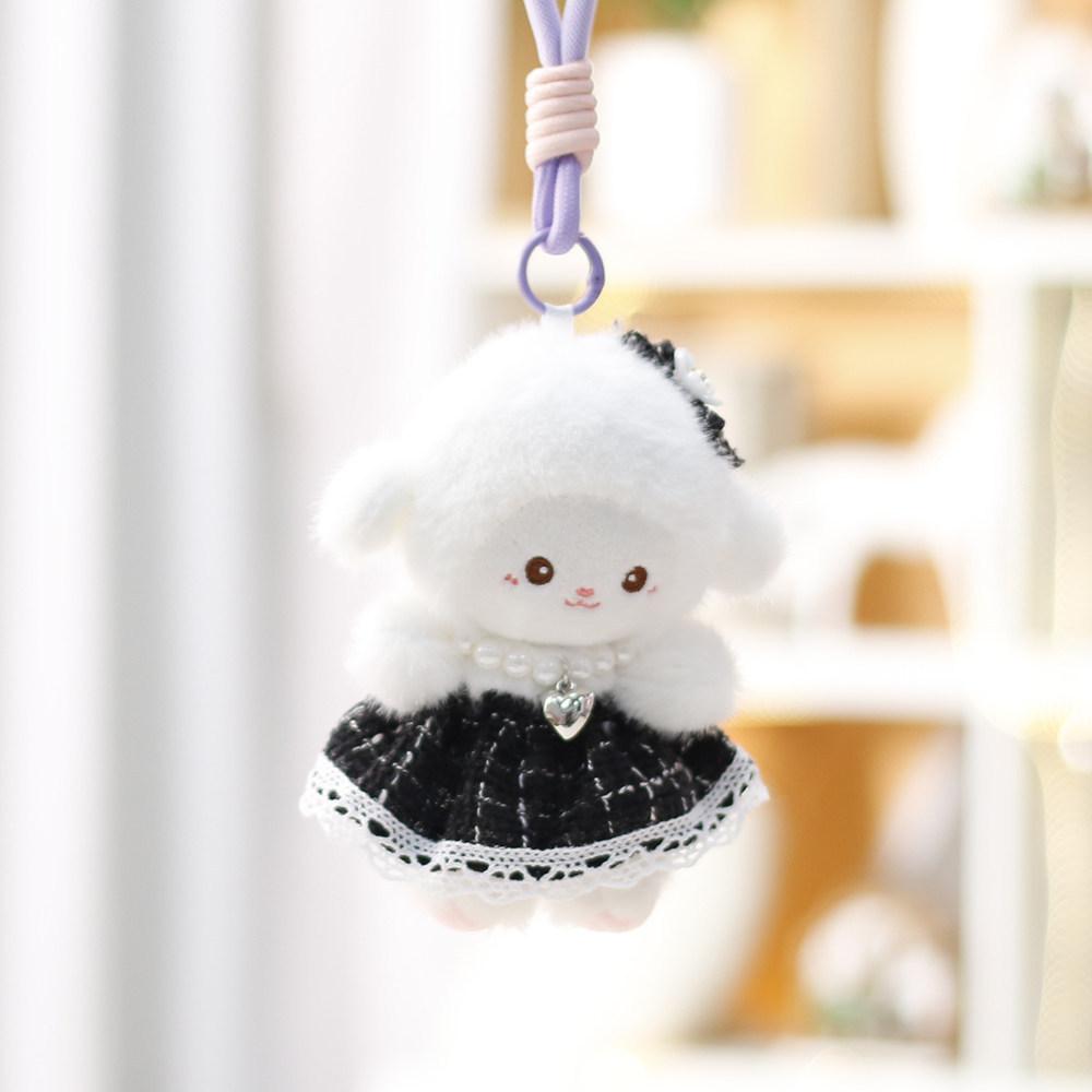 Soft Animal Plush Gift For Girls Cute Sheep Pendant For Backpack Decor