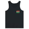 Débardeur - Drapeau du Niger - Noir - 100% хлопок - Coupe ajustée - Sport