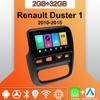Android Carplay автомобильное радио для Renault Duster 1 2010-2015 мультимедийный проигрыватель головное устройство стерео GPS навигация BT WIFI 2+32 ГБ