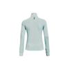 Under Armour Однотонная спортивная тренировочная куртка на молнии с воротником-стойкой, женская куртка, зеленая 1359081-936