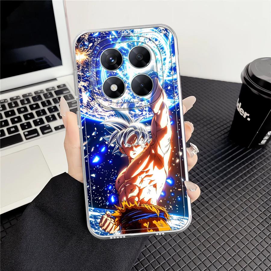 Чехол для Xiaomi Redmi Note 14 Pro Plus Note 13 10S 9 10 13C 14C 11S 12S A4 12 11 Мягкая накладка на телефон Dragon Ball Goku