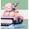 Мини Маленький Конструктор Танк С-35 КВ-2 Модель Мальчики Девочки Детские Игрушки Подарки Настольные Маленькие Украшения