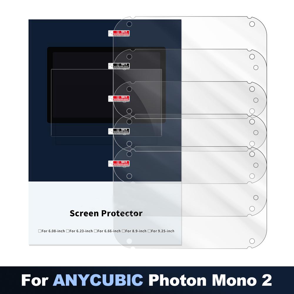 5PCS Screen Protector for Mono 2, 3D Printer Screen Protector Film for Anycubic Photon Mono 2 6.6inch 4K Resin LCD 3D Printer