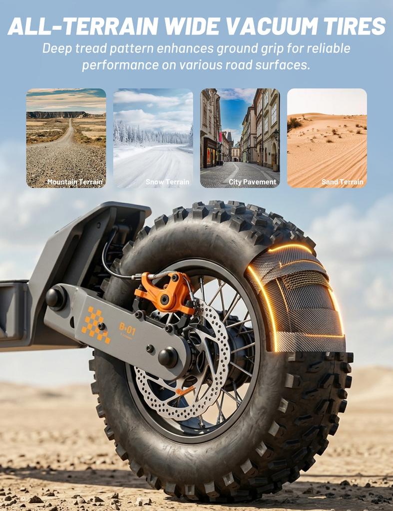 KuKirin G4 2026 Electric Scooter 60V20Ah Battery 2000W Motor Foldable E-Scooter for Adult 11 Inch Off-Road Tire All-Terrain Escooter Range 75 Km