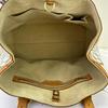 [Pre-Owned] Logo Checkered Pattern Coated Canvas Leather Tote Bag - Very Good #UQYRAF
