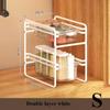 Scalable Kitchen Storage Rack Waterproof Antirust Withdrawable Type Storage Racks Household Simplicity Vegetable Fruit Basket