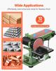 Sanding Belts, 202mm x 485mm Belt Sander Sanding Belts, 12PCS 80 Grit Aluminum Oxide for Woodworking, Steel, Aluminum, Non-Ferrous Metals