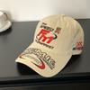 Fashion Hat New Baseball Cap Wide Brim Men's Big Face Show Face Small High Street American Peaked Cap Big Head Circumference Couple Trend Brand