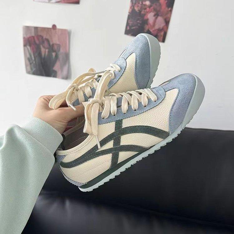 Популярные немецкие тренировочные кроссовки женские осень 2025 новые ретро универсальные удобные на платформе спортивные повседневные кожаные кеды женские